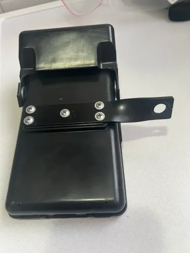 Suporte de celular para moto com capa plástica ótimo