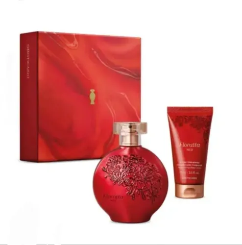 Kit Floratta Red Boticário (perfume 75ml + hidratante 80ml)