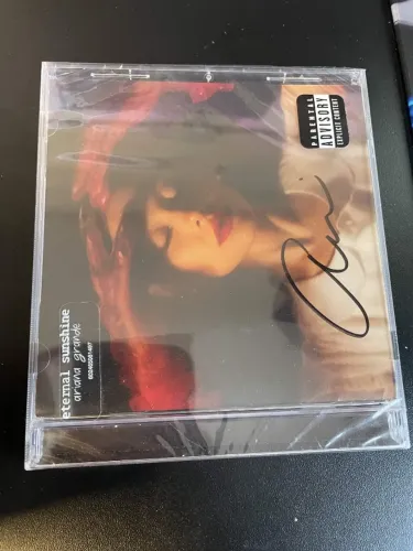 CD AUTOGRAFADO Oficial Ariana Grande Eternal Sunshine