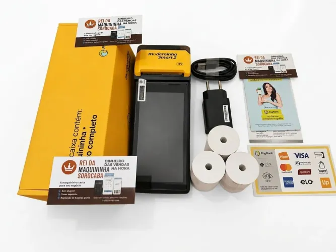 Moderninha smart 2 maquina de cartao