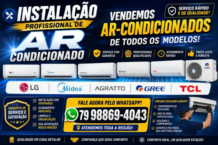 Ar-condicionado climatização e instalação