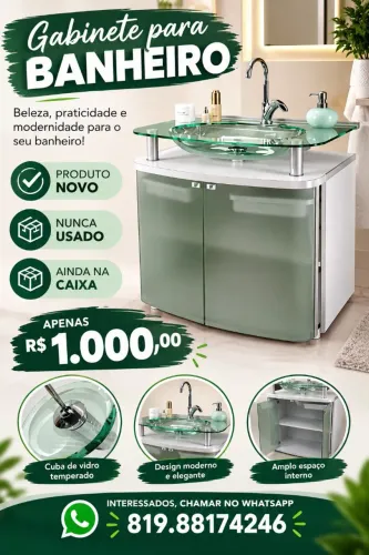 Gabinete para Banheiro