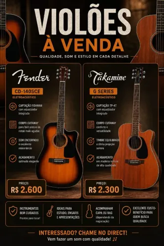 Violão Fender CD-140SCE