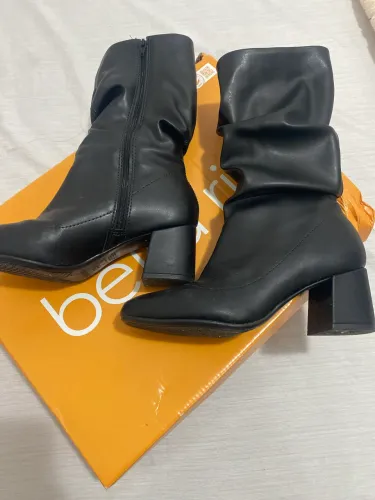 Bota Cano Médio Salto Bloco, Beira Rio
