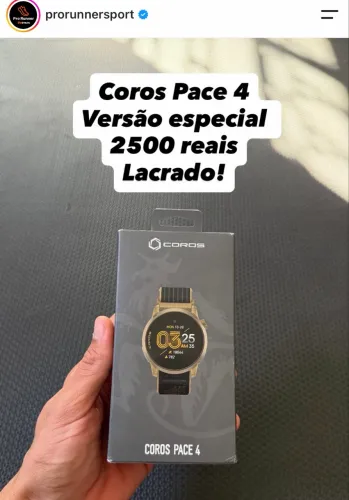 Relógio coros Pace 4 lacrado