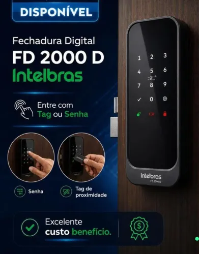 FECHADURA FD 2000 INTELBRAS 