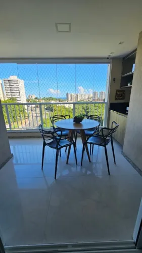 Vista Patamares, Patamares, 80m², 3 quartos, Mobiliado, 1 vaga.