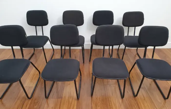 Cadeiras de Escritório 8 Peças