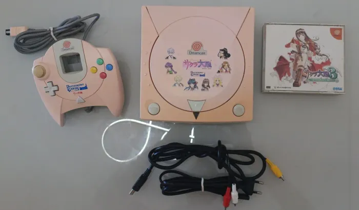 Console Sega Dreamcast Edição Limitada Sakura Wars - Raridade