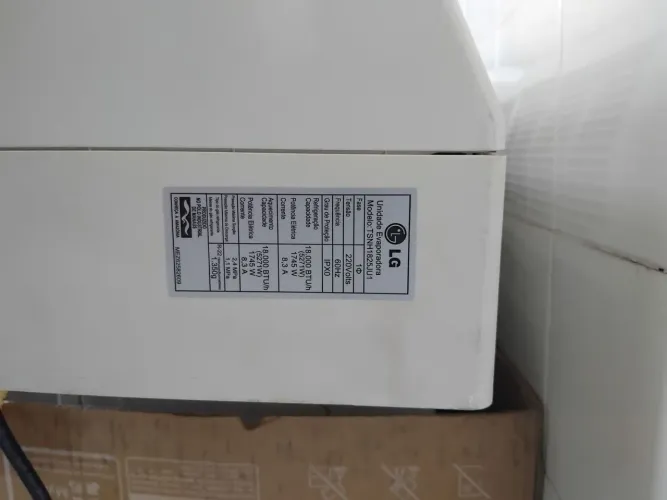 AR CONDICIONADO SPLIT LG 18.000BTUS