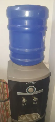 Bebedouro Gelágua Esmaltec Coluna Natural e Gelada Branco 220V