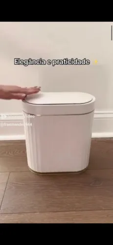 Lixeira com sensor