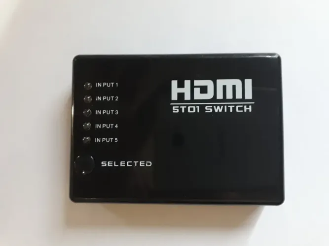 Switch hdmi 5x1 com controle