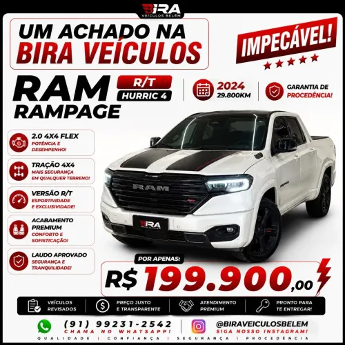 Ram Rampage R/T Hurric. 4 2.0 TB CD 4X4 Aut. 2024