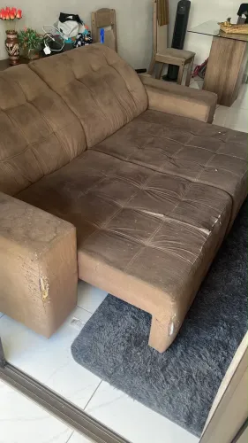 Sofá Retrátil e Reclinável 3 Lugares
