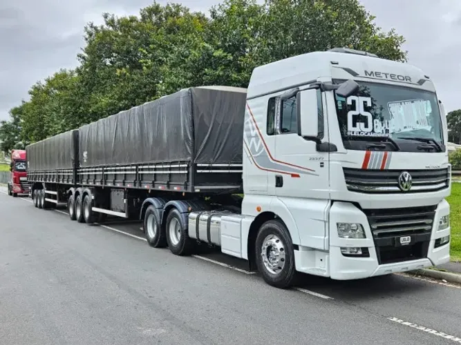 Vw Meteor 29.530 6x4 Bug Leve mola Ano 25 + Rodotrem Graneleiro Librelato Ano 2019 chapa