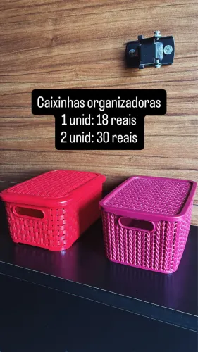 Caixinhas organizadoras TAM : pequeno