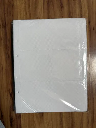 Kit 40 folhas para cédulas dinheiro antigo colecionador
