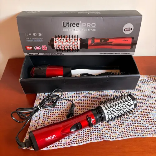 escova secadora rotativa ufree pro 110v 