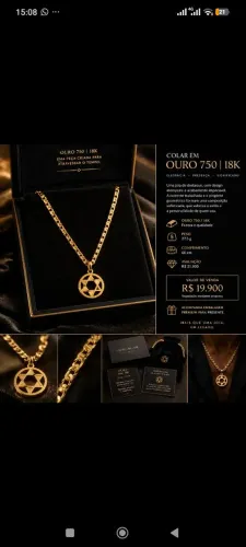 Cordão de ouro 18k