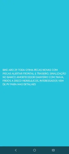 Venda de bike aro 29