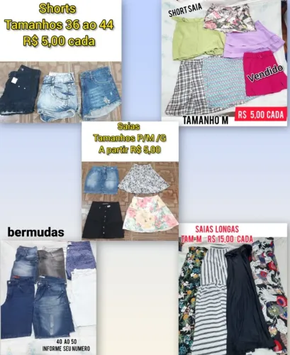 roupas femininas