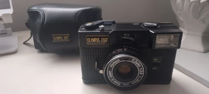 Olympus 35EF - Câmera Analógica 35mm - Funcionando e Testada