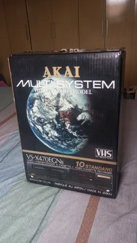 Vídeo Cassete Akai Vs-x470egnb Multi System #
