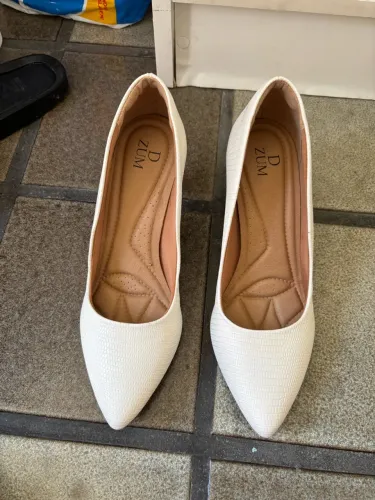 Scarpin Branco 37