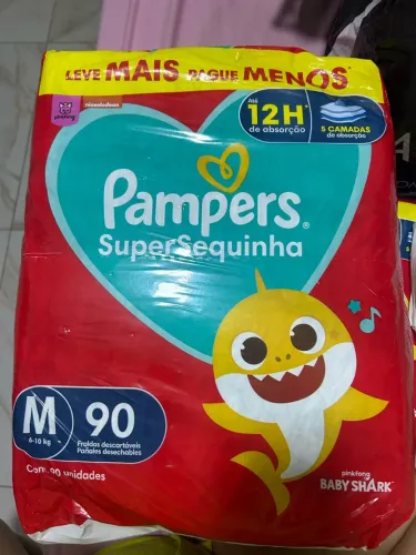 Fralda Pampers M