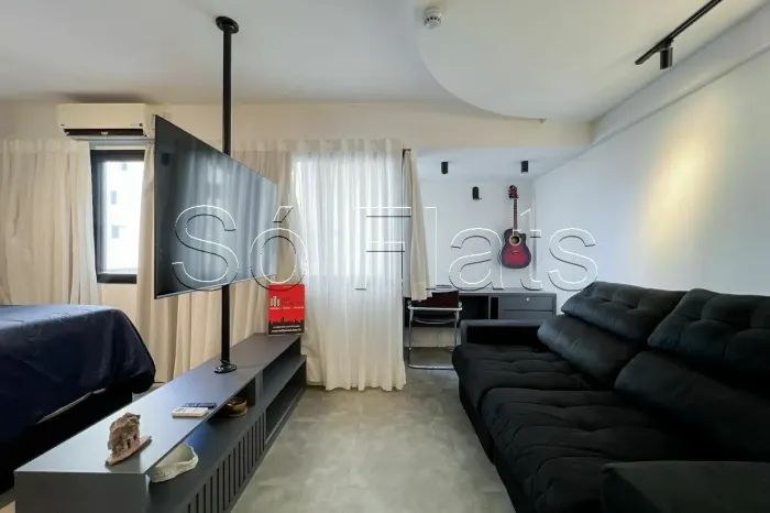Apto no Riverside disponível para locação com 35m² e 01 dormitório.