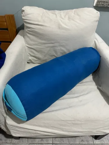 Almofada bolster para yoga