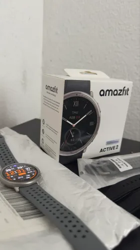 Amazfit Active 2 Premium ? Completo e muito conservado