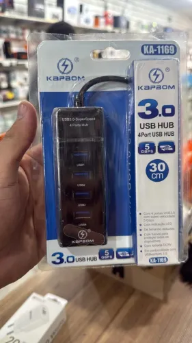 Hub USB 3.0 KAPBOM (KA-1169) - Atacado