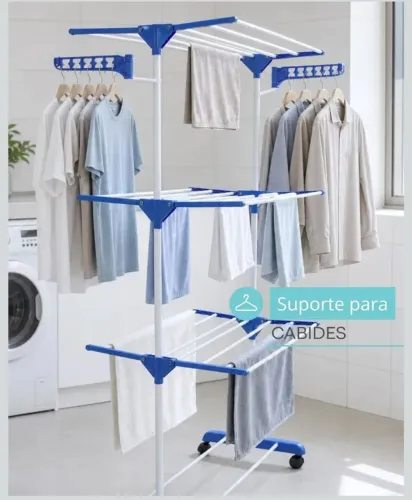 Varal vertical 3 andares