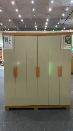 Guarda-Roupa Paola 6 Portas e 2 Gavetas: Espaço, Organização e Montagem Grátis