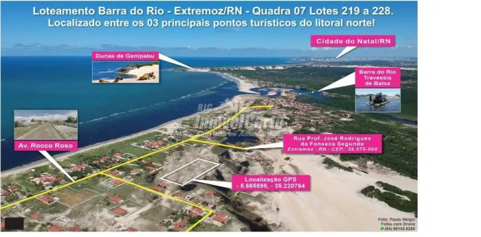 Terreno à venda, 6000 m² por R$ 600.000,00 - Pitangui - Extremoz/RN