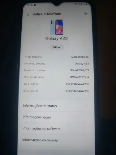 Celular Galaxy A23 -128Gb