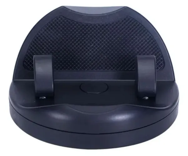 Suporte giratório para telefone celular de automóvel.