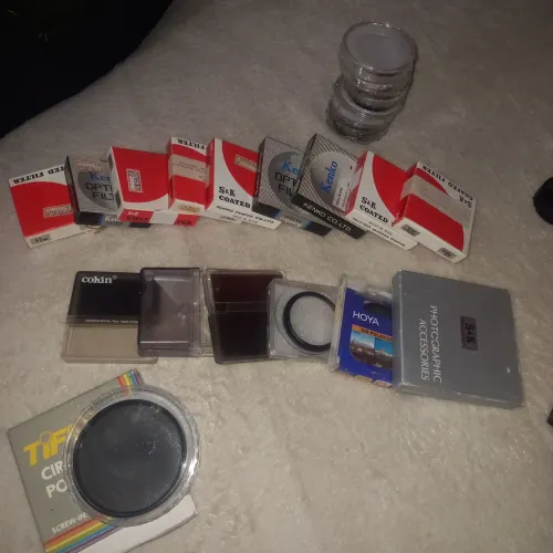 Filtros diversos para lentes de câmaras 