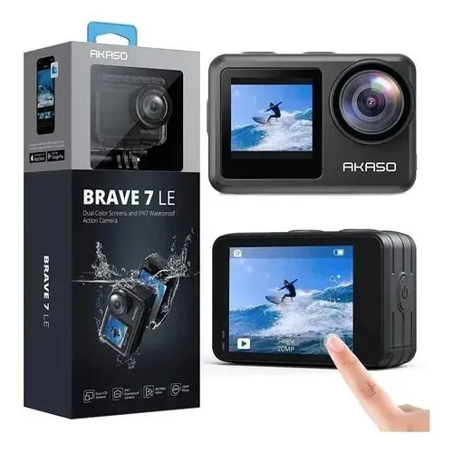 Câmera Akaso Brave 7 LE 4K 20MP À Prova D'água