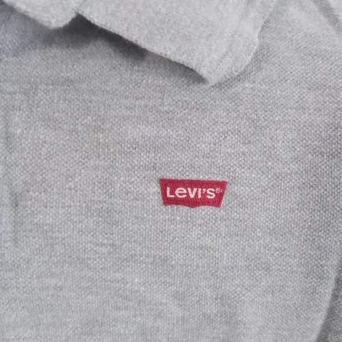 Camisa polo Levis cinza, tamanho M