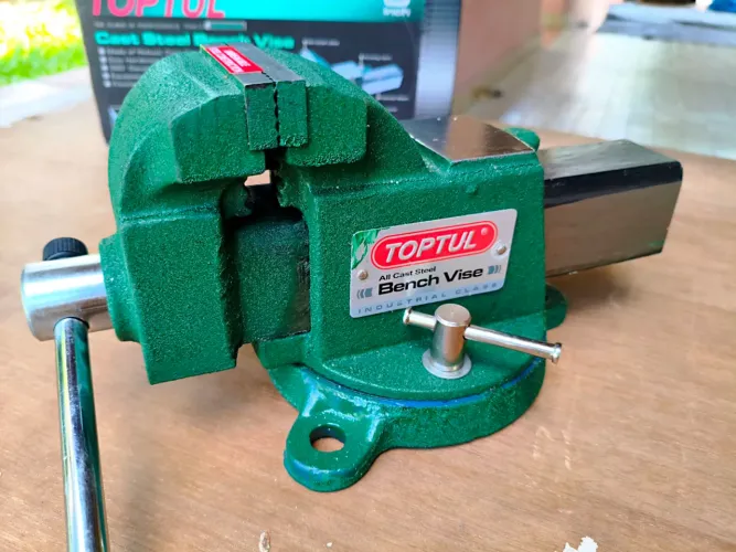 Zero!!! Torno de bancada Toptul 100mm "UNICA NOVA NO BRASIL À VENDA" ***RARIDADE***