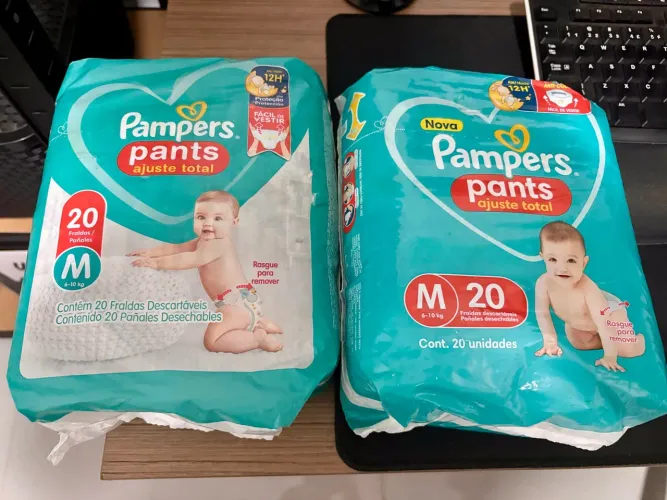 Fralda Pampers pants M 20u