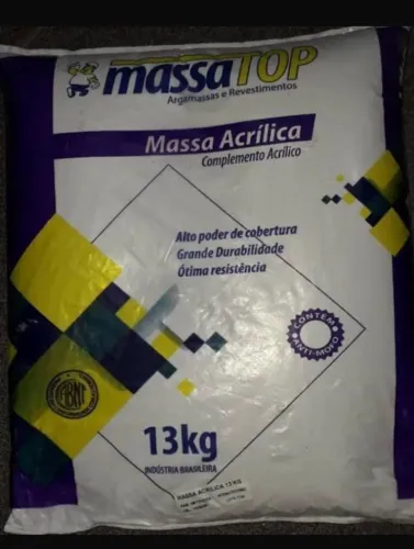 Massa Acrílica 13kg Massatop