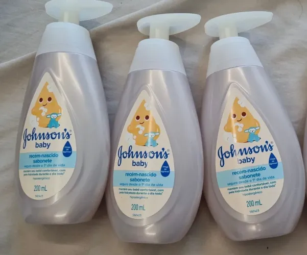 Kit de Sabonetes Johnson Recém Nascido