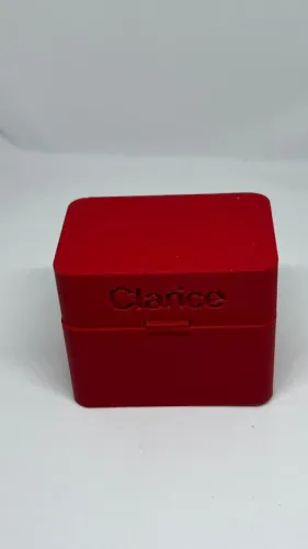 Porta Peptídeo Duplo 3ml Personalizado Com Nome Estojo Organizador Protetor Impressão 3D