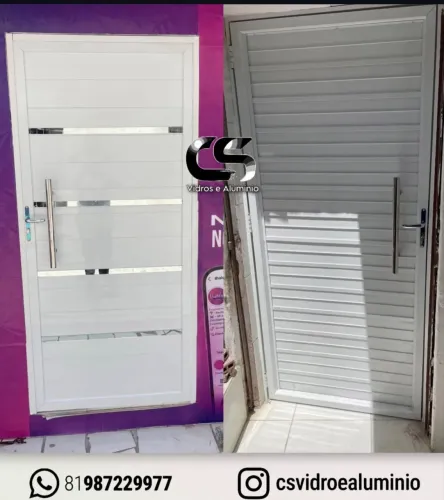 Portas de alumínio 