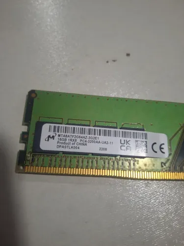 Memória RAM Micron 16GB DDR4 3200 MHz 