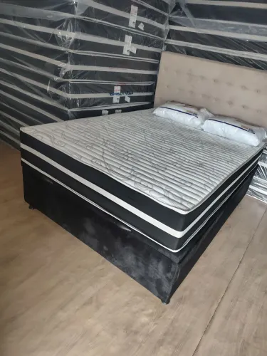 Cama casal baú mola ensacada novas